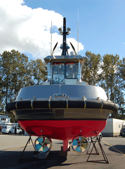 BRAtt Boat with Olympic HD3 z-drive and Nozzle